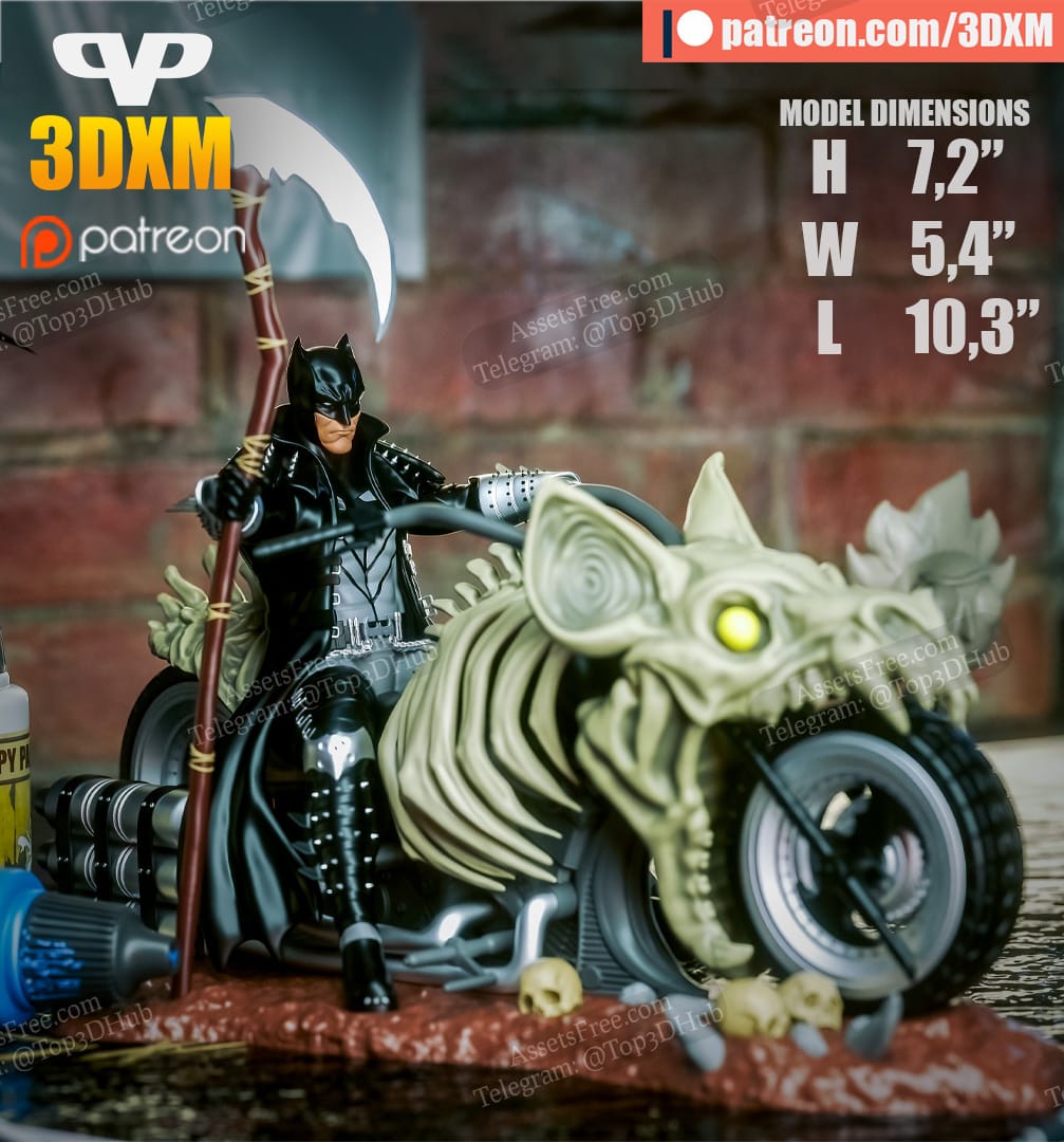 P站图纸印象馆 Chibi STL DC漫画 蝙蝠侠 Chibi STL DC漫画 蝙蝠侠