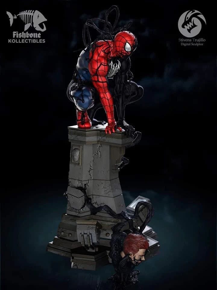 P站图纸印象馆 漫威 共生体蜘蛛侠 漫威 共生体蜘蛛侠