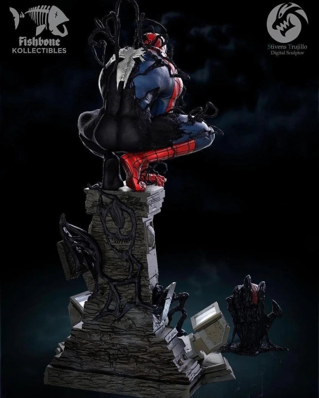 P站图纸印象馆 漫威 共生体蜘蛛侠 漫威 共生体蜘蛛侠