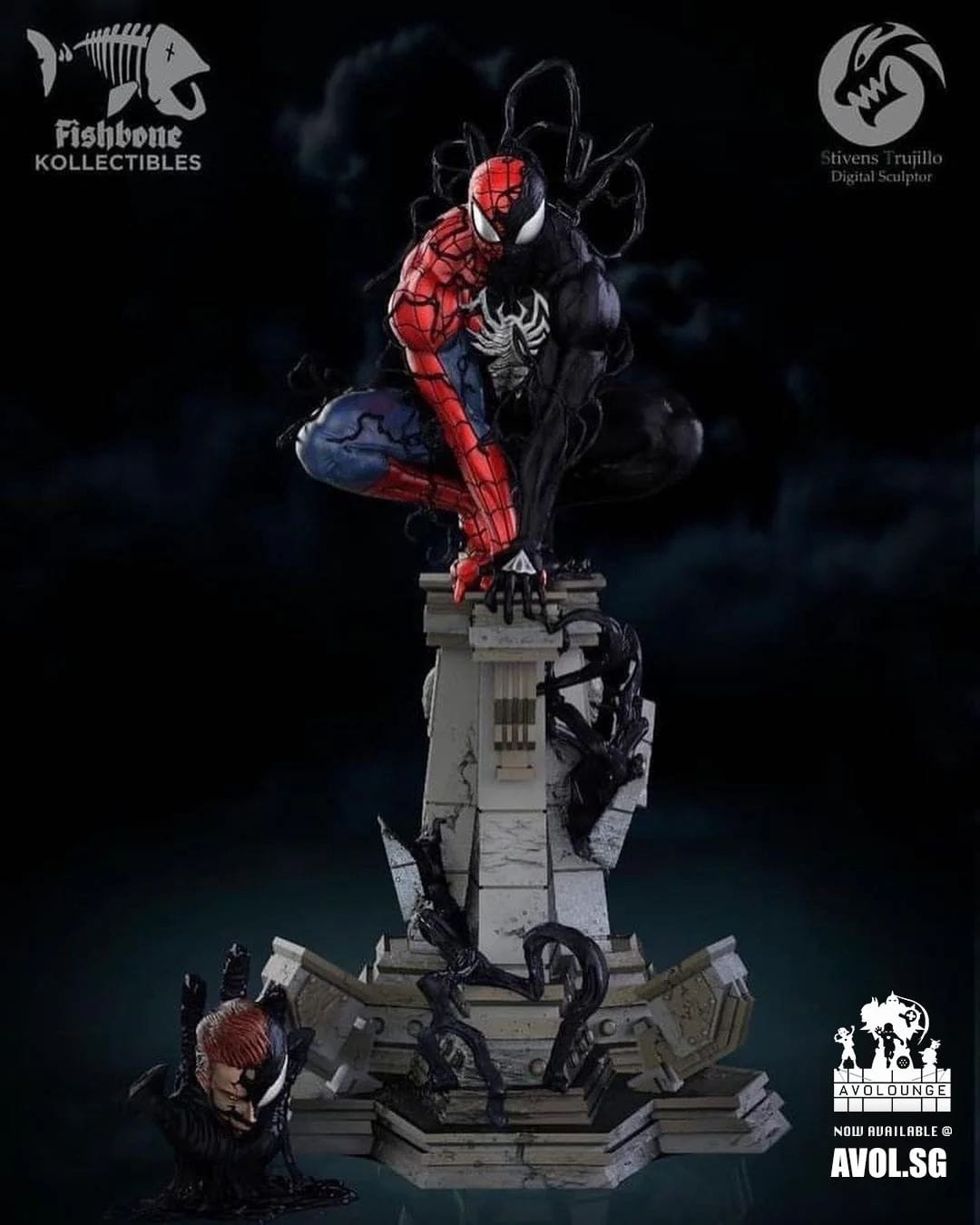 P站图纸印象馆 漫威 共生体蜘蛛侠 漫威 共生体蜘蛛侠