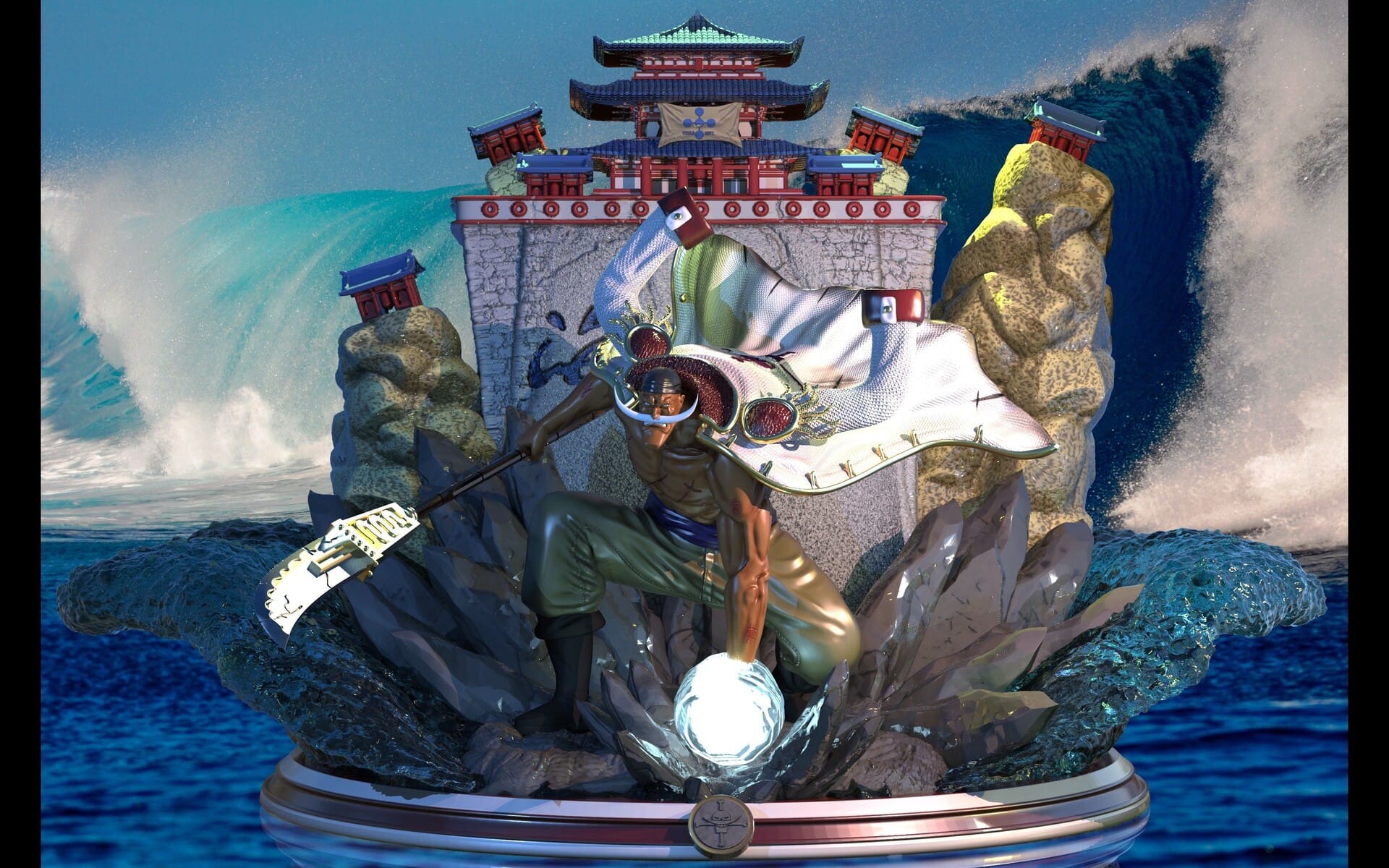 P站图纸印象馆 海贼王 白胡子 海贼王 白胡子