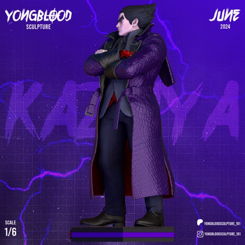 P站图纸印象馆 Yongblood Sculpture 铁拳 三岛一八 Yongblood Sculpture 铁拳 三岛一八