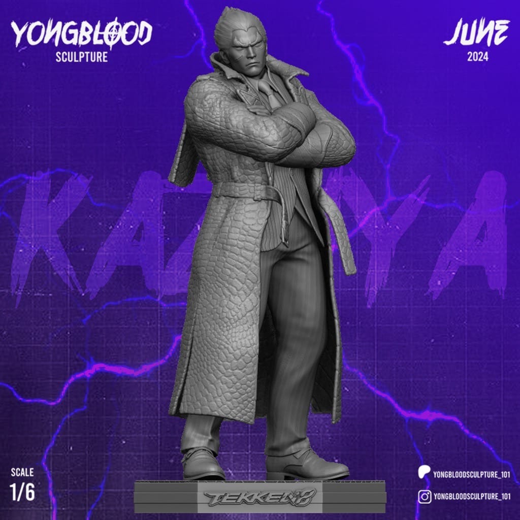 P站图纸印象馆 Yongblood Sculpture 铁拳 三岛一八 Yongblood Sculpture 铁拳 三岛一八