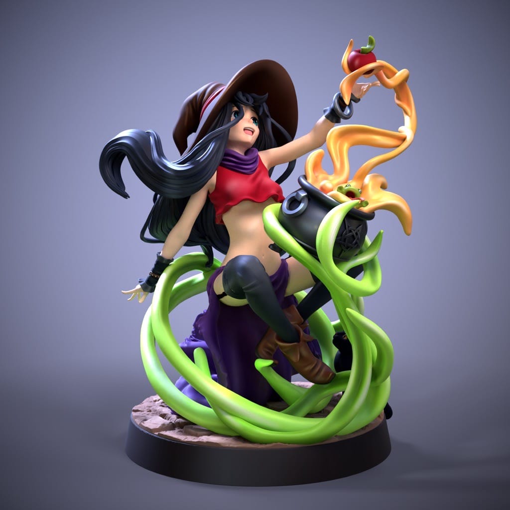 P站图纸印象馆 Messias 3D 万圣节的女巫 Messias 3D 万圣节的女巫