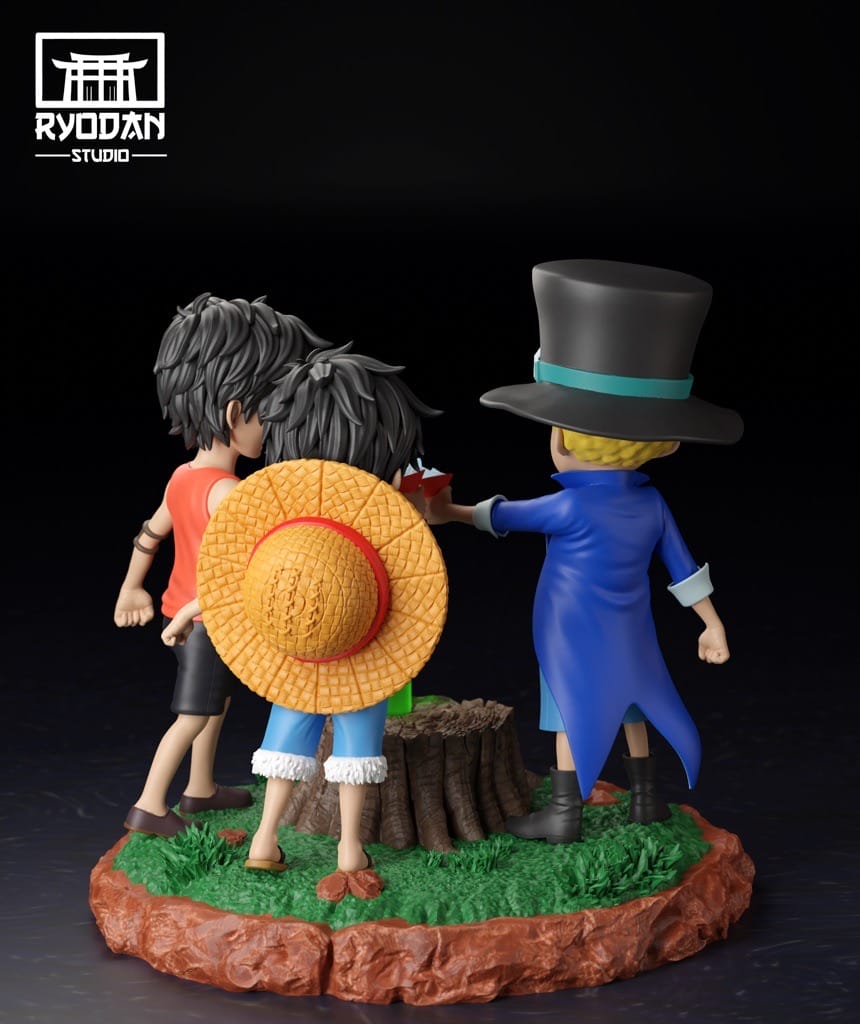 P站图纸印象馆 Ryodan 海贼王 路飞三兄弟 Ryodan 海贼王 路飞三兄弟