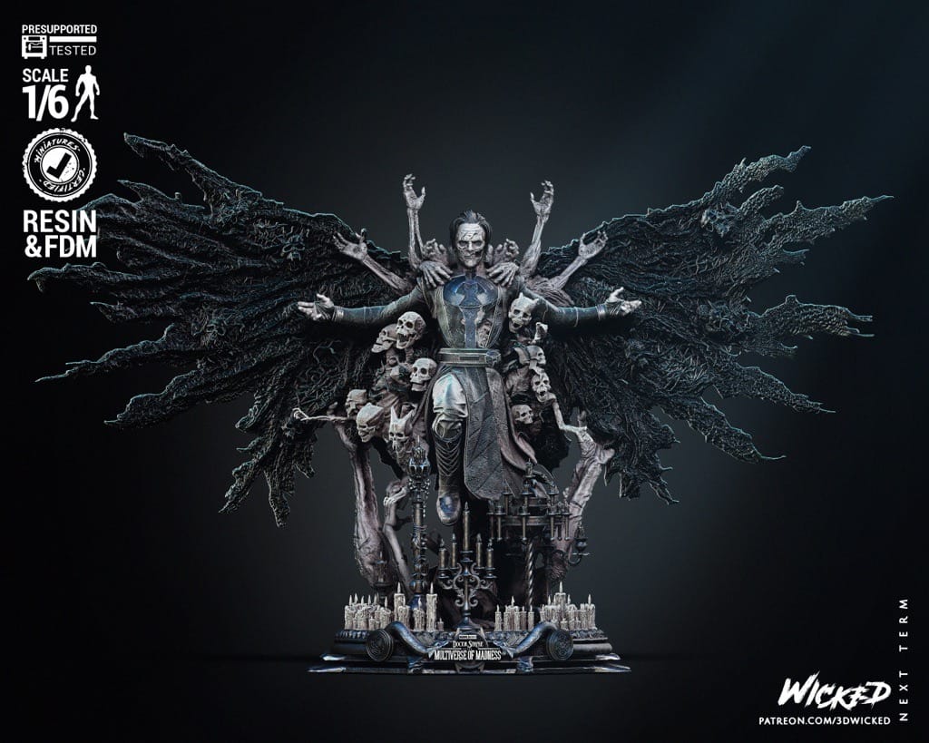 P站图纸印象馆 3DWicked 漫威 奇异博士 3DWicked 漫威 奇异博士