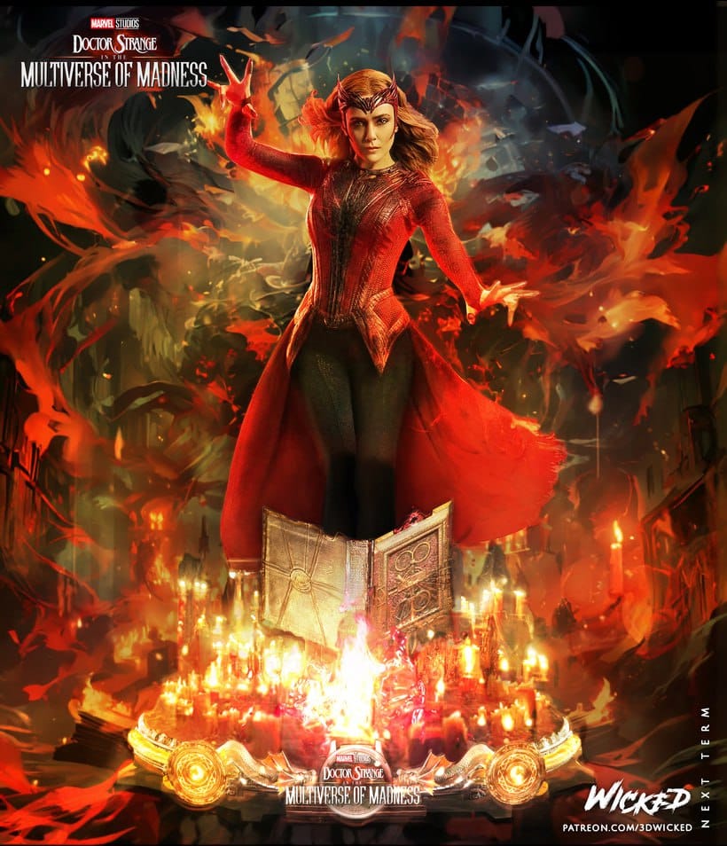 P站图纸印象馆 3DWicked 漫威 绯红女巫 3DWicked 漫威 绯红女巫