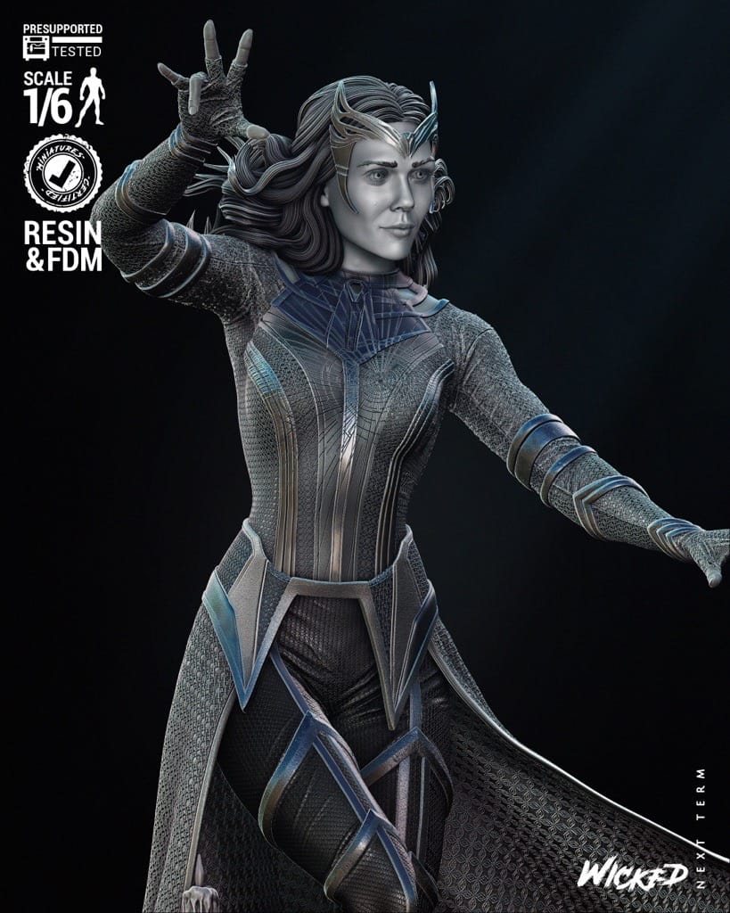 P站图纸印象馆 3DWicked 漫威 绯红女巫 3DWicked 漫威 绯红女巫