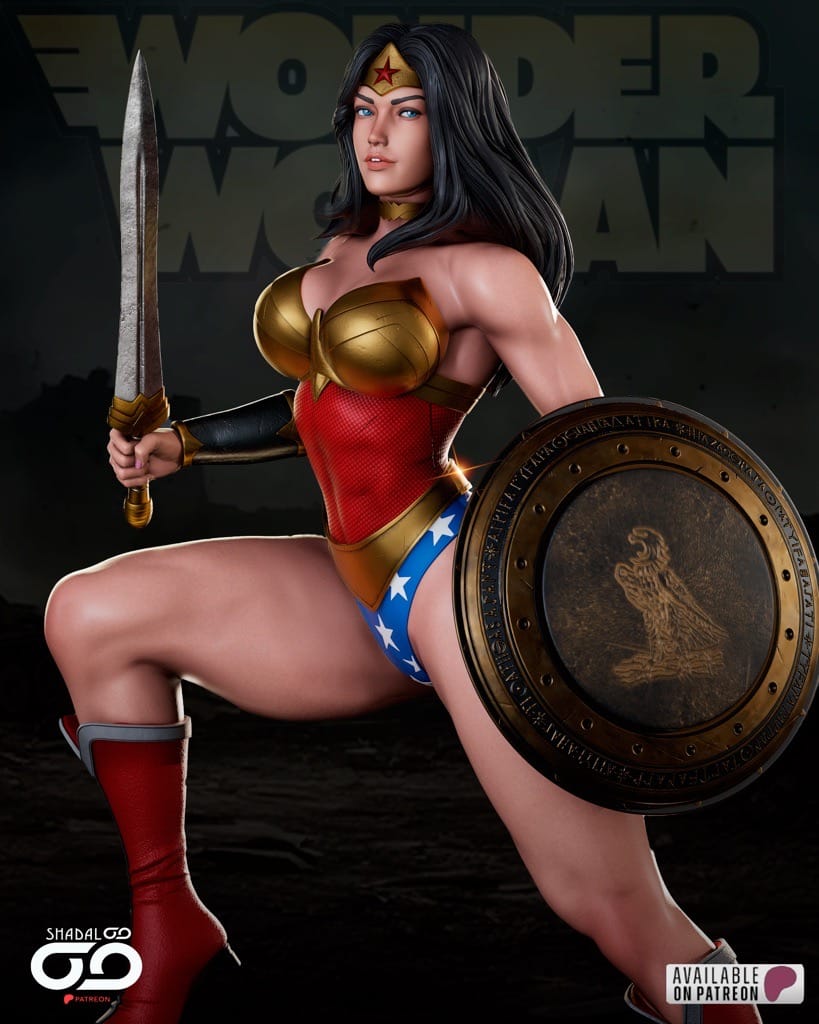 P站图纸印象馆 Shadaloo Studios DC漫画 神奇女侠 Shadaloo Studios DC漫画 神奇女侠