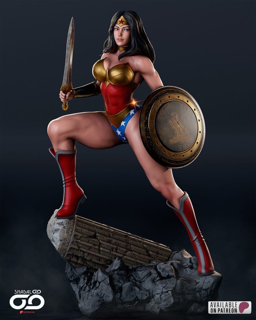 P站图纸印象馆 Shadaloo Studios DC漫画 神奇女侠 Shadaloo Studios DC漫画 神奇女侠