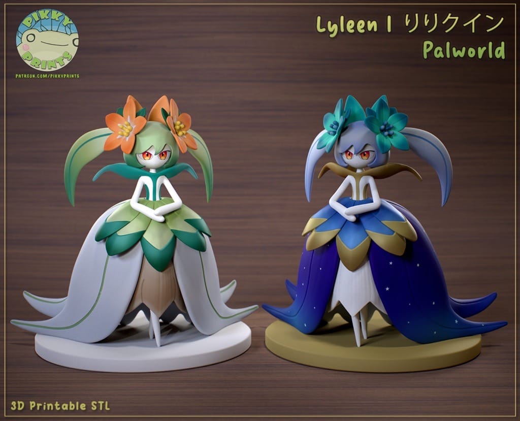 P站图纸印象馆 Pikitty 幻兽帕鲁 百合女王 Pikitty 幻兽帕鲁 百合女王