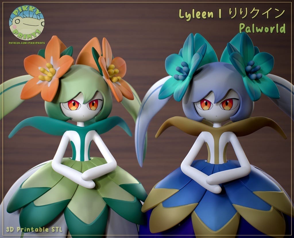 P站图纸印象馆 Pikitty 幻兽帕鲁 百合女王 Pikitty 幻兽帕鲁 百合女王