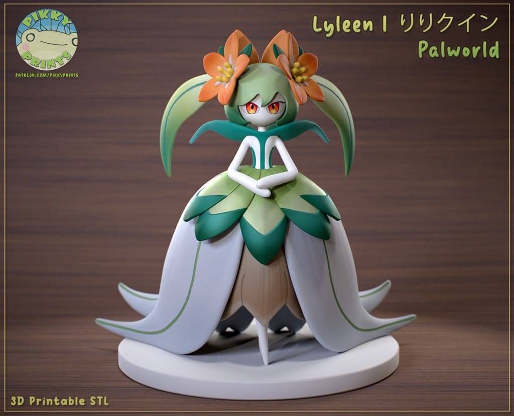 P站图纸印象馆 Pikitty 幻兽帕鲁 百合女王 Pikitty 幻兽帕鲁 百合女王