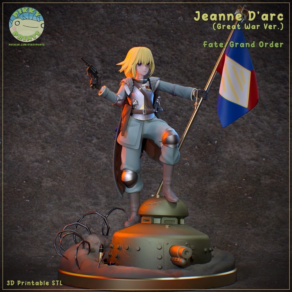 P站图纸印象馆 Pikitty 命运-冠位指定 贞德 Pikitty 命运-冠位指定 贞德