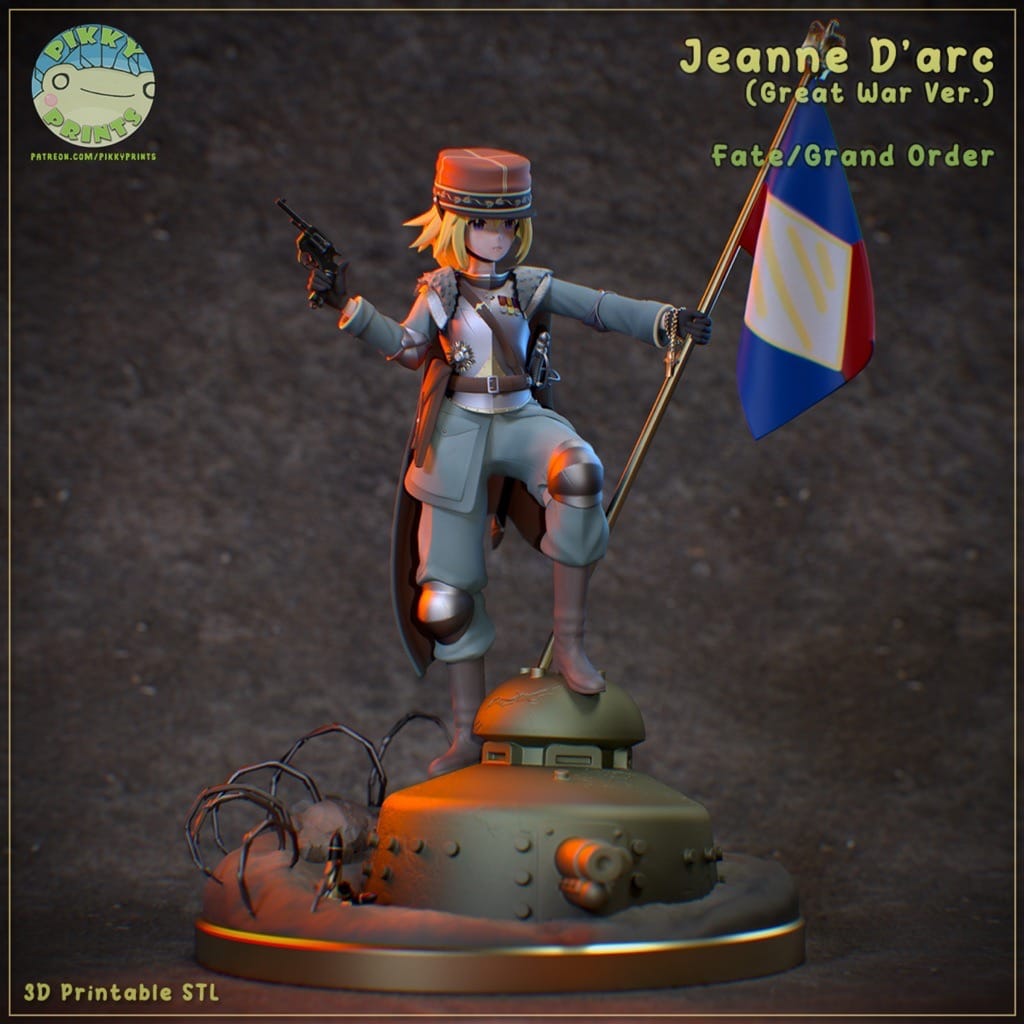 P站图纸印象馆 Pikitty 命运-冠位指定 贞德 Pikitty 命运-冠位指定 贞德