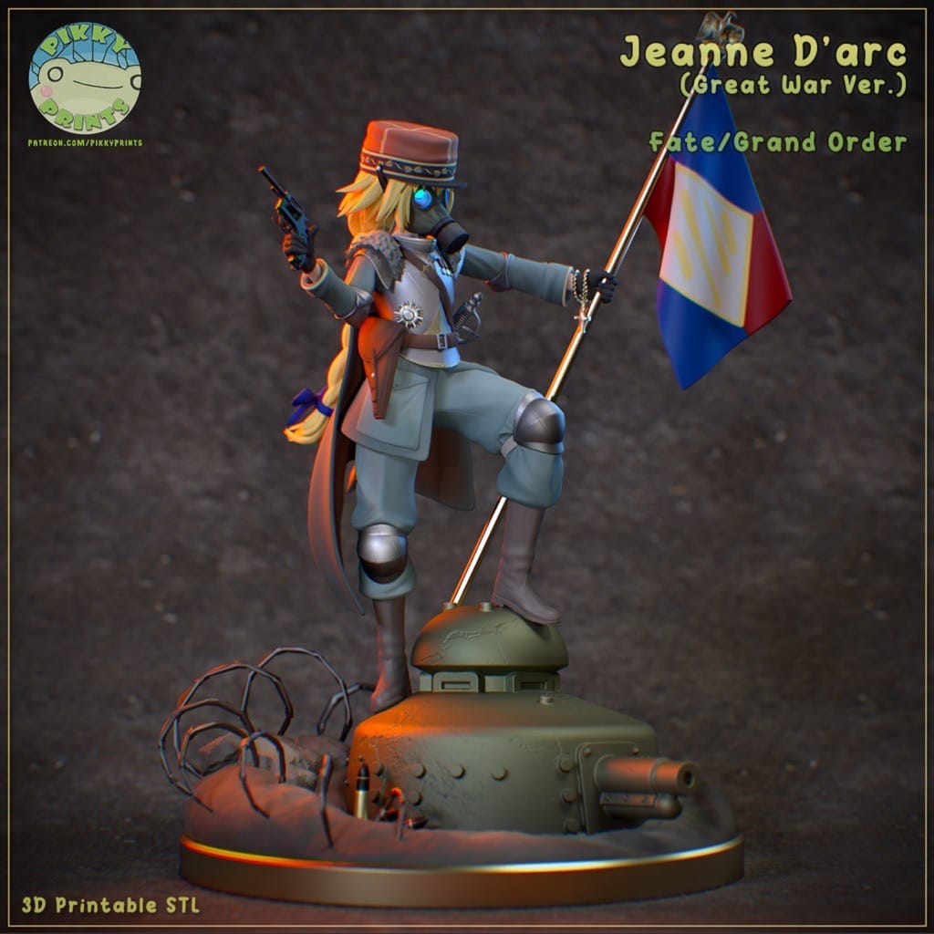 P站图纸印象馆 Pikitty 命运-冠位指定 贞德 Pikitty 命运-冠位指定 贞德