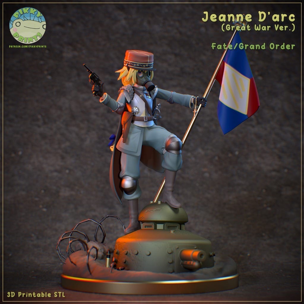 P站图纸印象馆 Pikitty 命运-冠位指定 贞德 Pikitty 命运-冠位指定 贞德