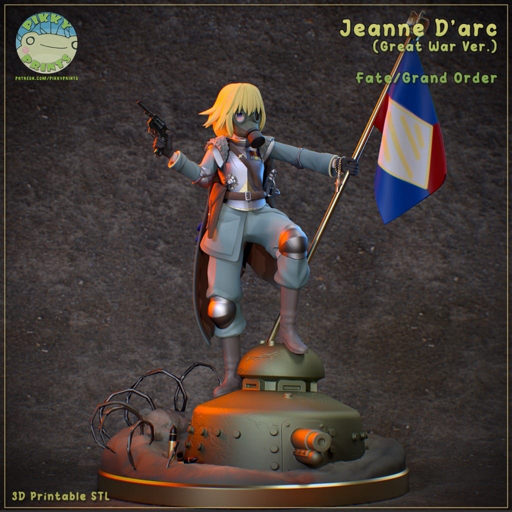 P站图纸印象馆 Pikitty 命运-冠位指定 贞德 Pikitty 命运-冠位指定 贞德