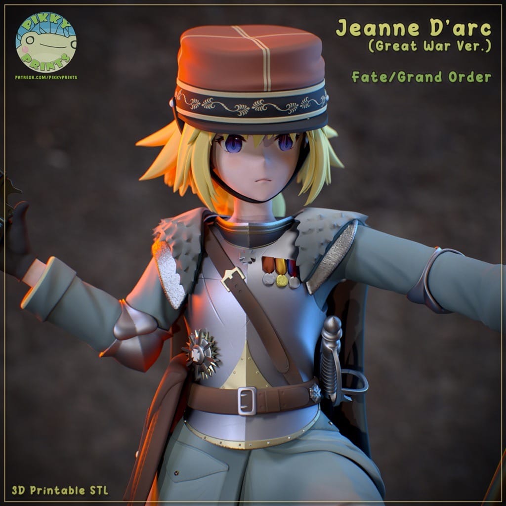 P站图纸印象馆 Pikitty 命运-冠位指定 贞德 Pikitty 命运-冠位指定 贞德