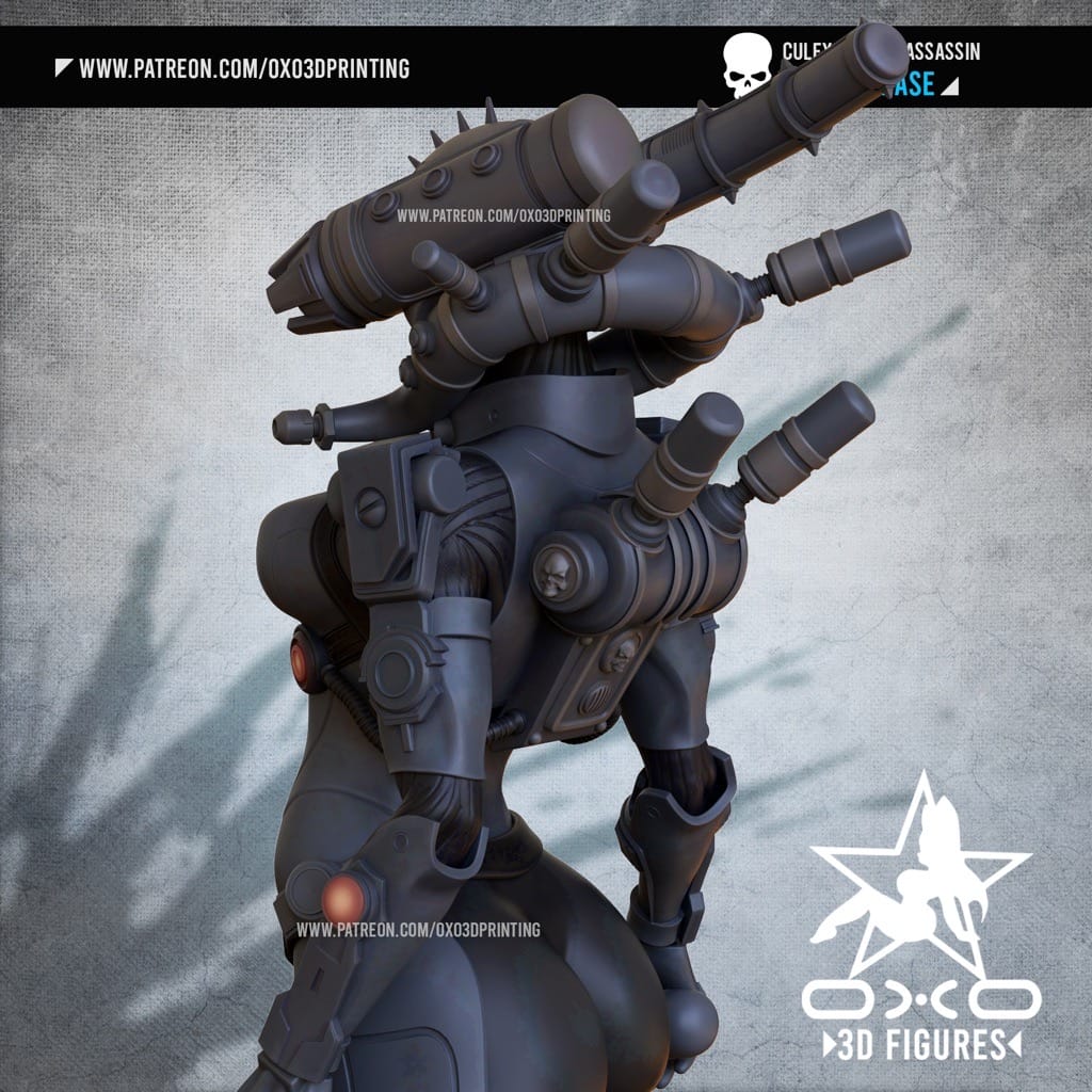 P站图纸印象馆 OXO3D 战锤40K 库莱克斯刺客 OXO3D 战锤40K 库莱克斯刺客