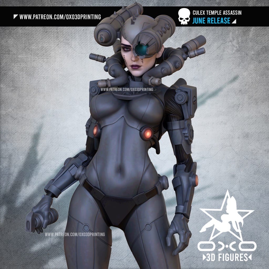 P站图纸印象馆 OXO3D 战锤40K 库莱克斯刺客 OXO3D 战锤40K 库莱克斯刺客