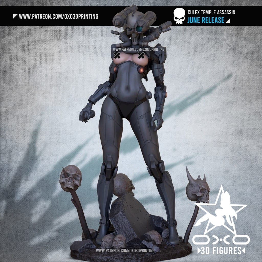 P站图纸印象馆 OXO3D 战锤40K 库莱克斯刺客 OXO3D 战锤40K 库莱克斯刺客