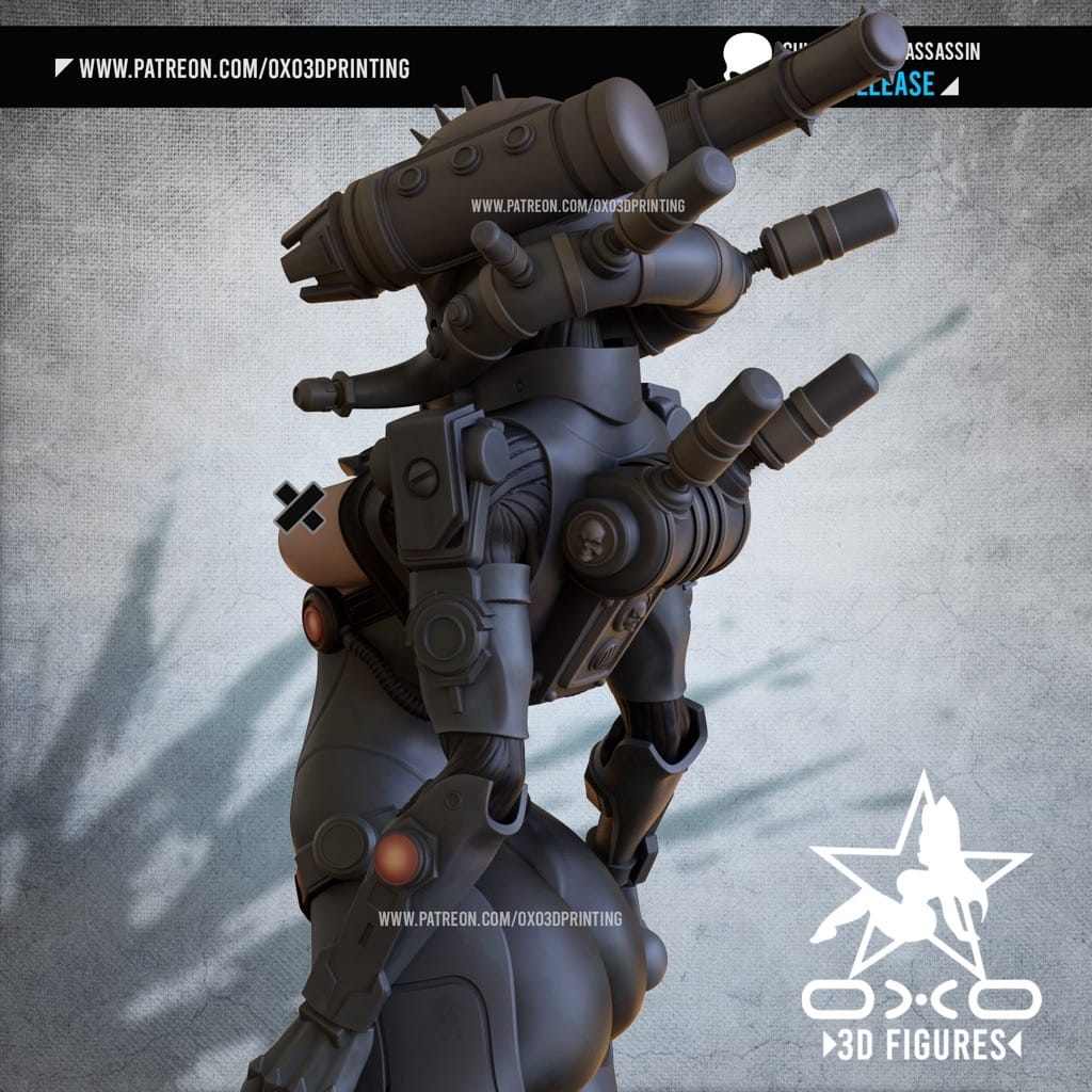 P站图纸印象馆 OXO3D 战锤40K 库莱克斯刺客 OXO3D 战锤40K 库莱克斯刺客