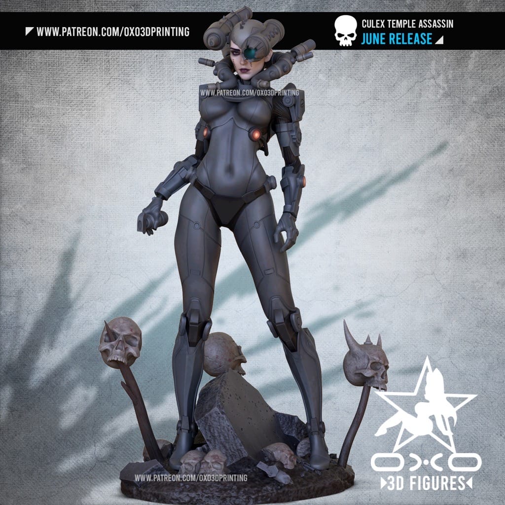 P站图纸印象馆 OXO3D 战锤40K 库莱克斯刺客 OXO3D 战锤40K 库莱克斯刺客