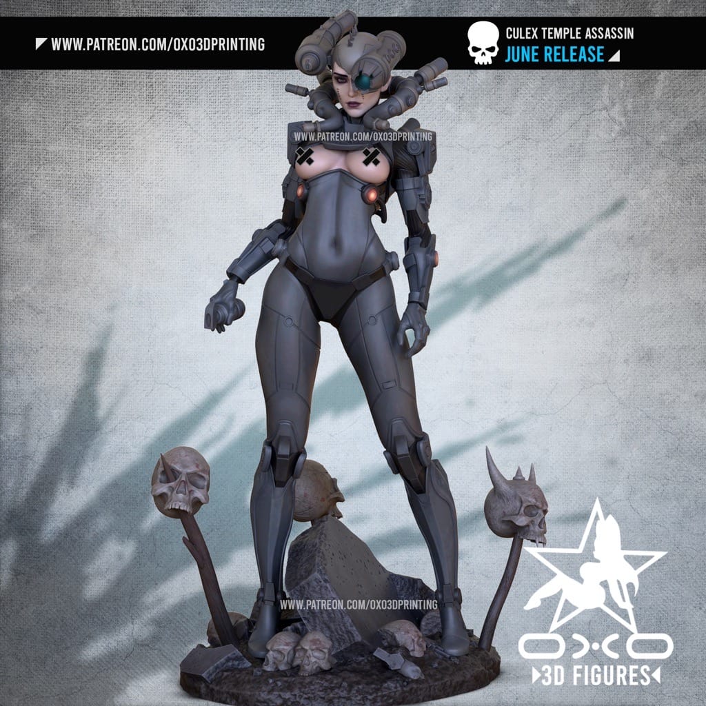 P站图纸印象馆 OXO3D 战锤40K 库莱克斯刺客 OXO3D 战锤40K 库莱克斯刺客