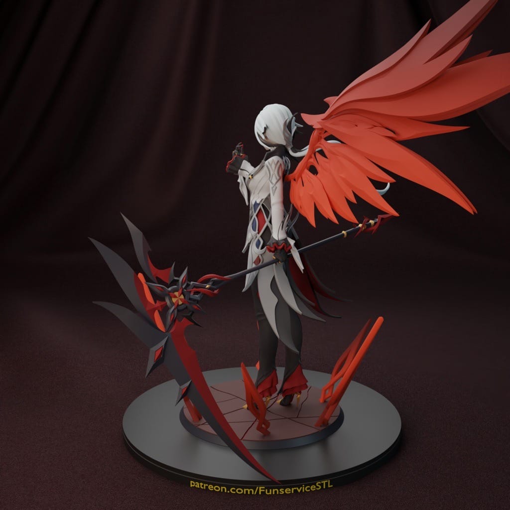 P站图纸印象馆 FunserviceSTL 原神 阿蕾奇诺 FunserviceSTL 原神 阿蕾奇诺