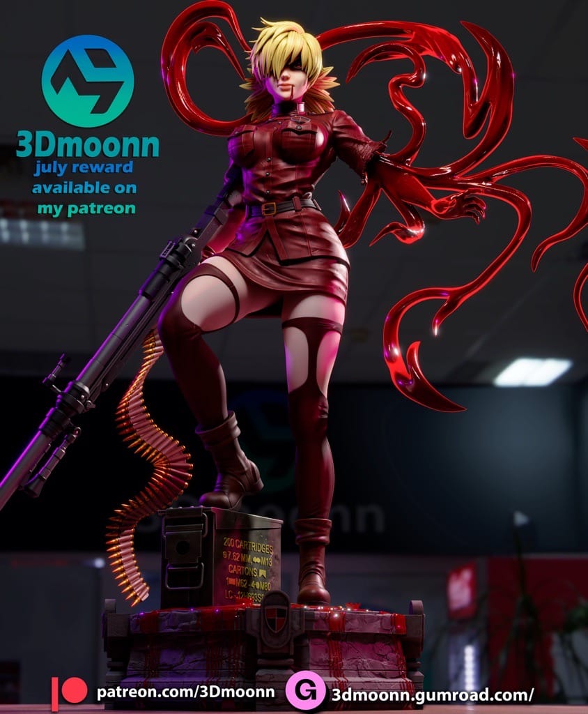 P站图纸印象馆 3Dmoonn 皇家国教骑士团 塞拉斯·维多利亚 3Dmoonn 皇家国教骑士团 塞拉斯·维多利亚