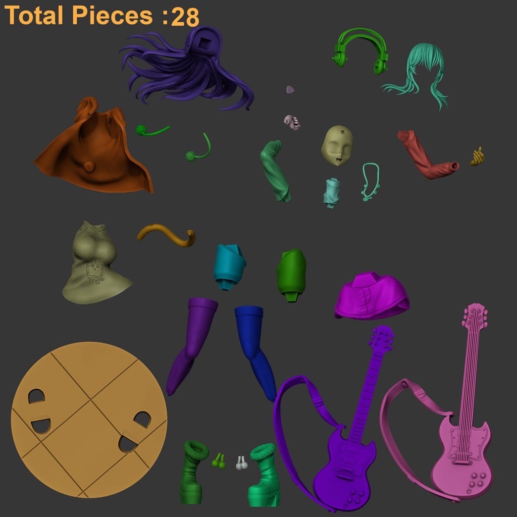 P站图纸印象馆 Moon Figures 超级索尼子 Moon Figures 超级索尼子