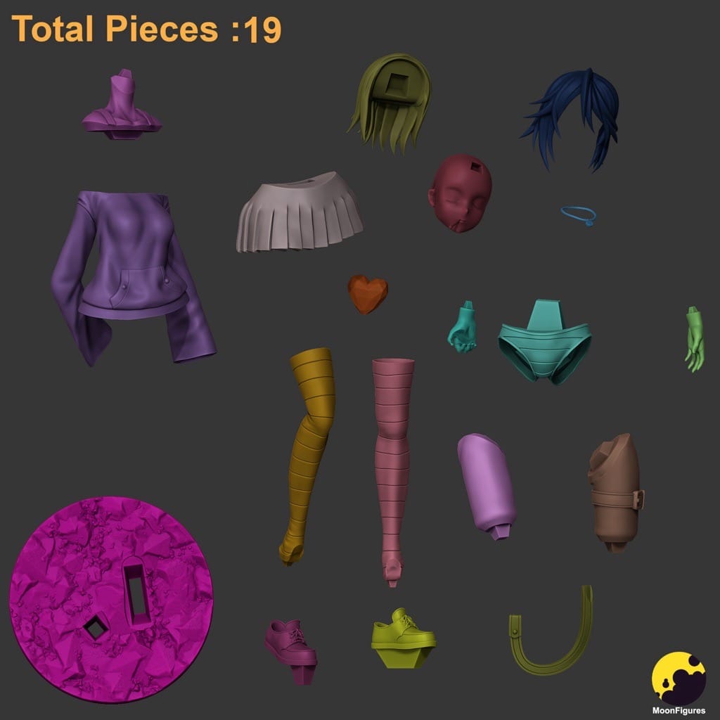 P站图纸印象馆 Moon Figures 十字架与吸血鬼 白雪霙 Moon Figures 十字架与吸血鬼 白雪霙