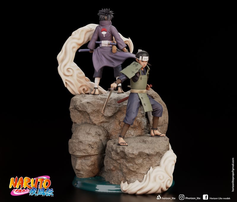 P站图纸印象馆 火影忍者 柱间千手和宇智波斑 火影忍者 柱间千手和宇智波斑