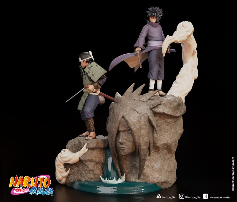 P站图纸印象馆 火影忍者 柱间千手和宇智波斑 火影忍者 柱间千手和宇智波斑