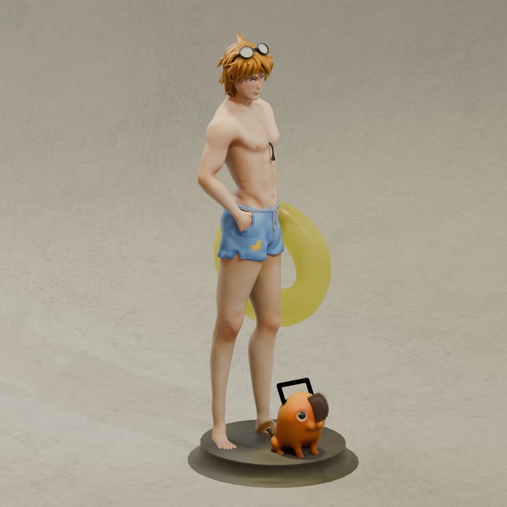 P站图纸印象馆 链锯人 电次和玛奇玛 链锯人 电次和玛奇玛