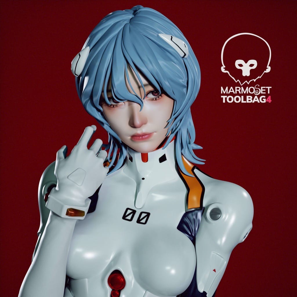 P站图纸印象馆 新世纪福音战士 绫波丽 新世纪福音战士 绫波丽