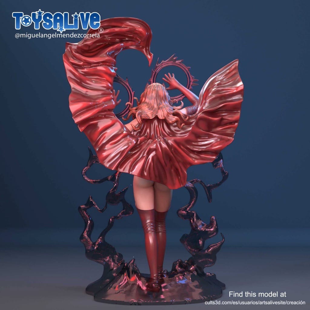 P站图纸印象馆 漫威 绯红女巫 漫威 绯红女巫