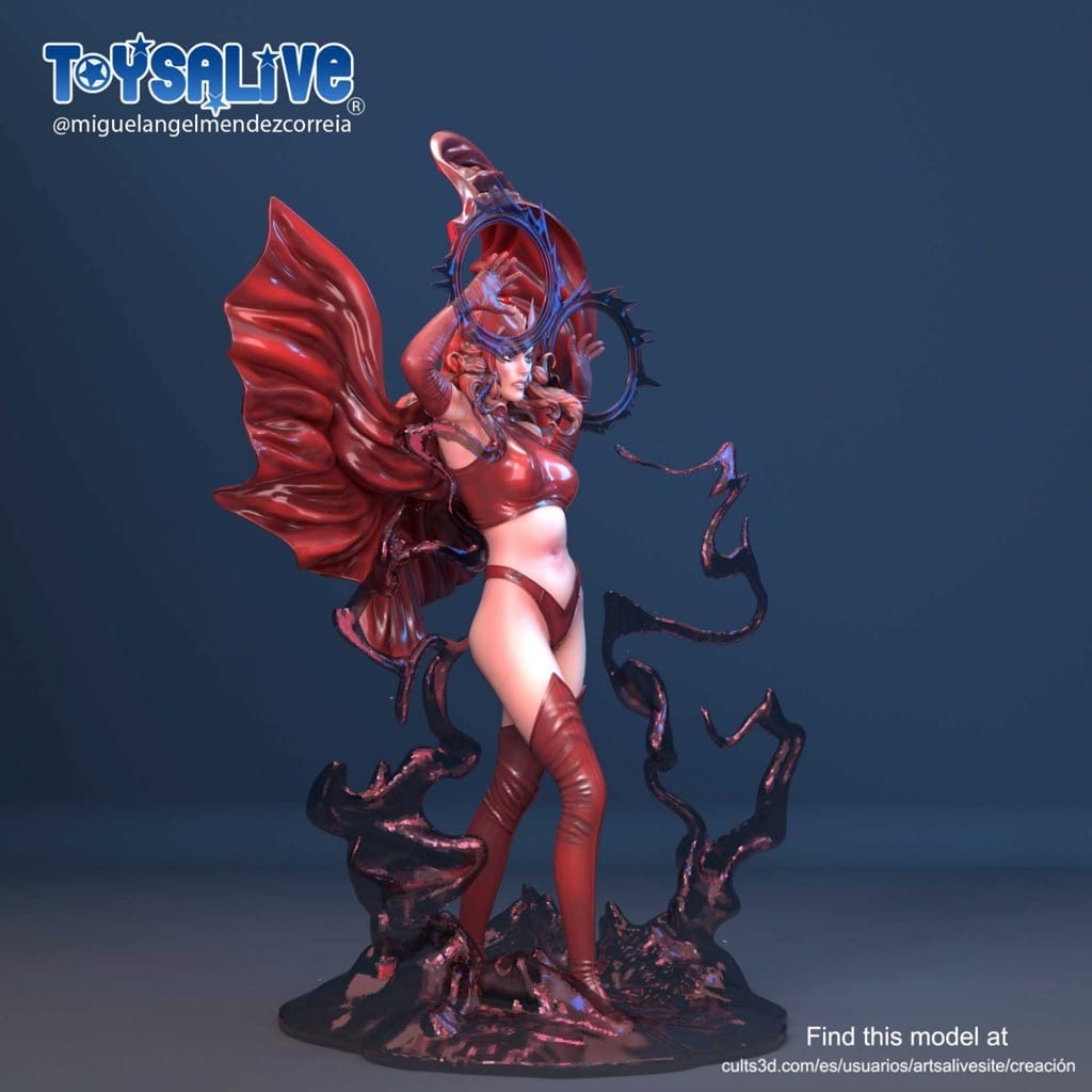 P站图纸印象馆 漫威 绯红女巫 漫威 绯红女巫