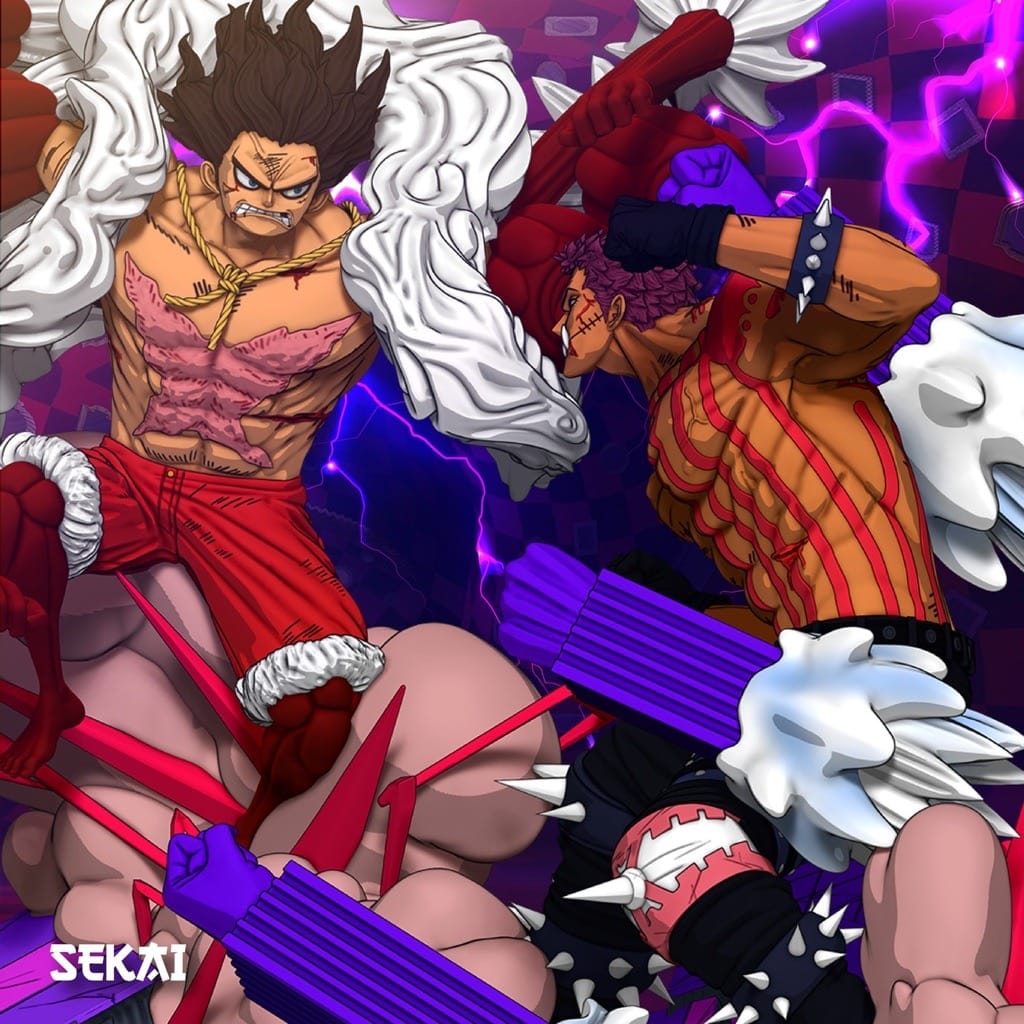 P站图纸印象馆 Sekai 海贼王 蛇男路飞 VS 夏洛特·卡塔库利 Sekai 海贼王 蛇男路飞 VS 夏洛特·卡塔库利