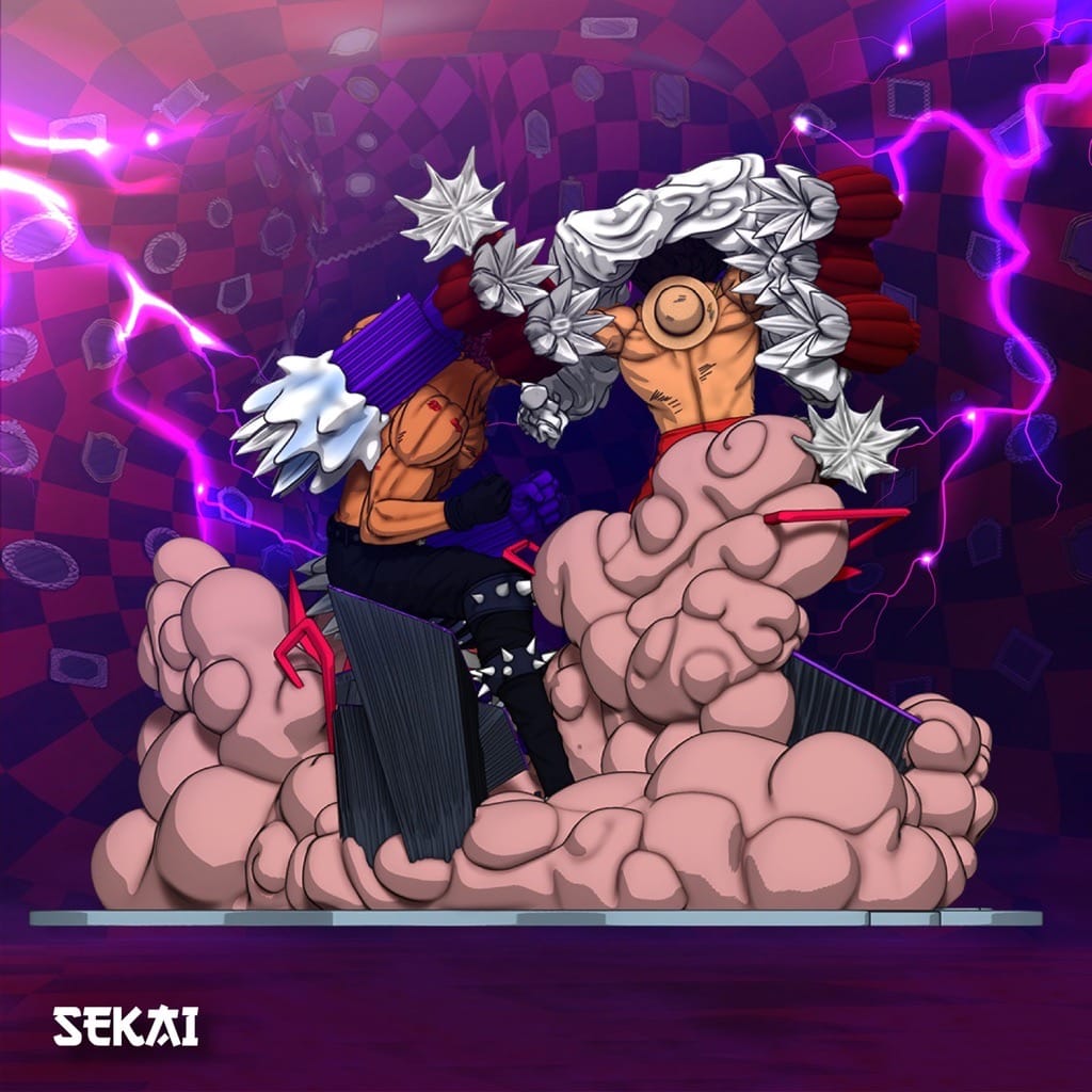 P站图纸印象馆 Sekai 海贼王 蛇男路飞 VS 夏洛特·卡塔库利 Sekai 海贼王 蛇男路飞 VS 夏洛特·卡塔库利