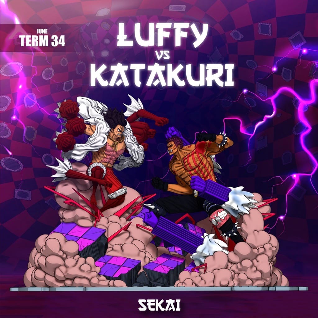 P站图纸印象馆 Sekai 海贼王 蛇男路飞 VS 夏洛特·卡塔库利 Sekai 海贼王 蛇男路飞 VS 夏洛特·卡塔库利