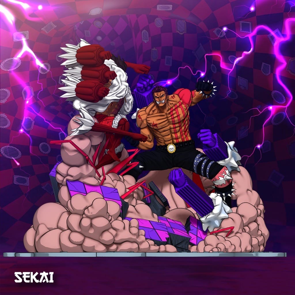 P站图纸印象馆 Sekai 海贼王 蛇男路飞 VS 夏洛特·卡塔库利 Sekai 海贼王 蛇男路飞 VS 夏洛特·卡塔库利