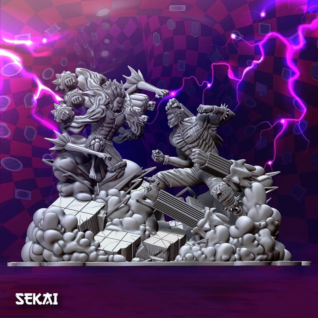 P站图纸印象馆 Sekai 海贼王 蛇男路飞 VS 夏洛特·卡塔库利 Sekai 海贼王 蛇男路飞 VS 夏洛特·卡塔库利