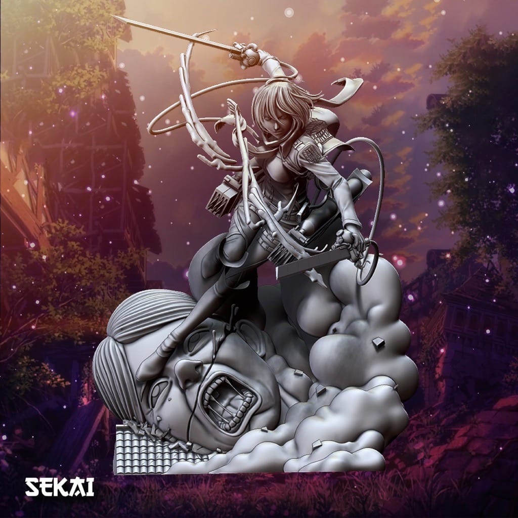 P站图纸印象馆 Sekai 进击的巨人 三笠·阿克曼 Sekai 进击的巨人 三笠·阿克曼