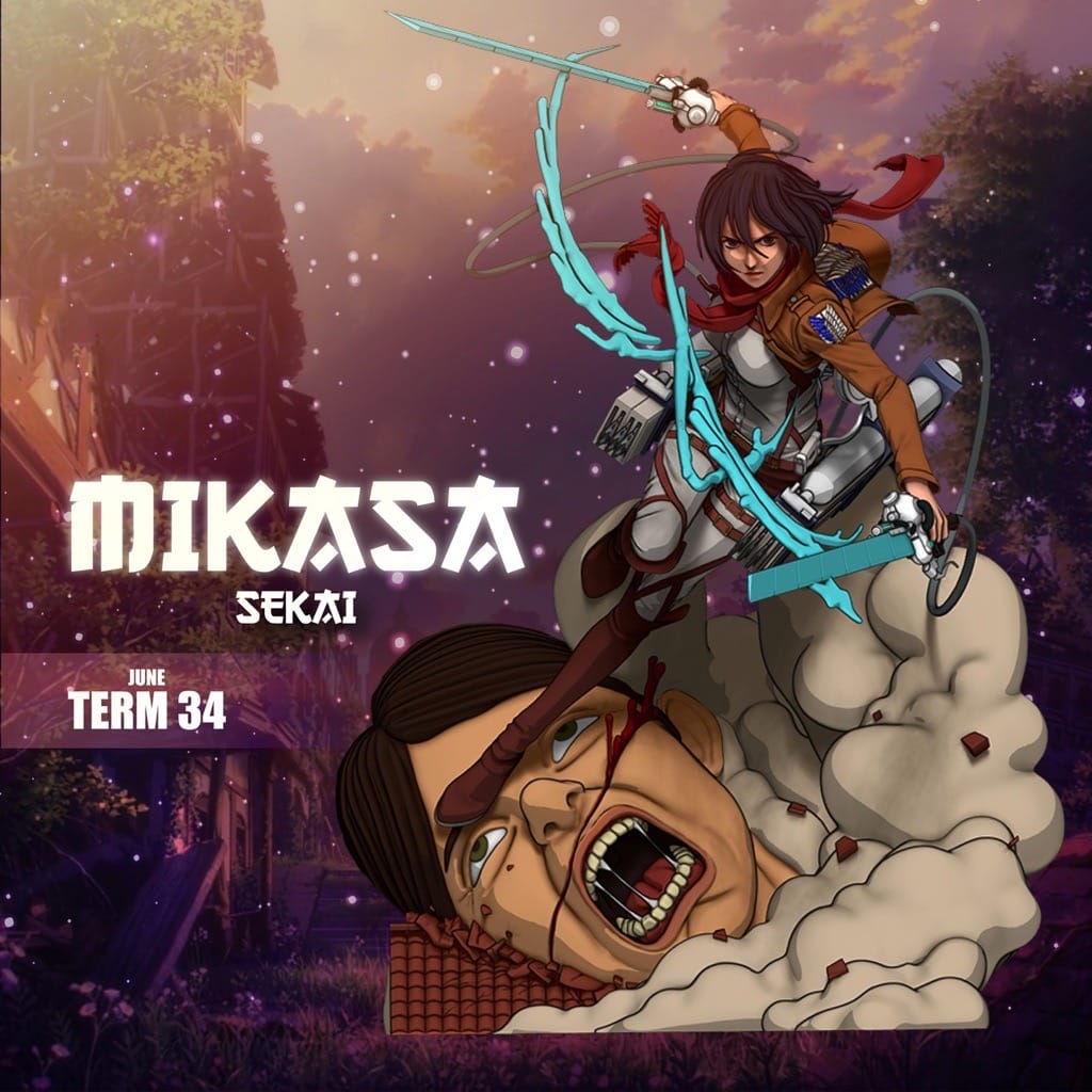 P站图纸印象馆 Sekai 进击的巨人 三笠·阿克曼 Sekai 进击的巨人 三笠·阿克曼