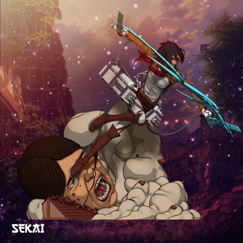 P站图纸印象馆 Sekai 进击的巨人 三笠·阿克曼 Sekai 进击的巨人 三笠·阿克曼