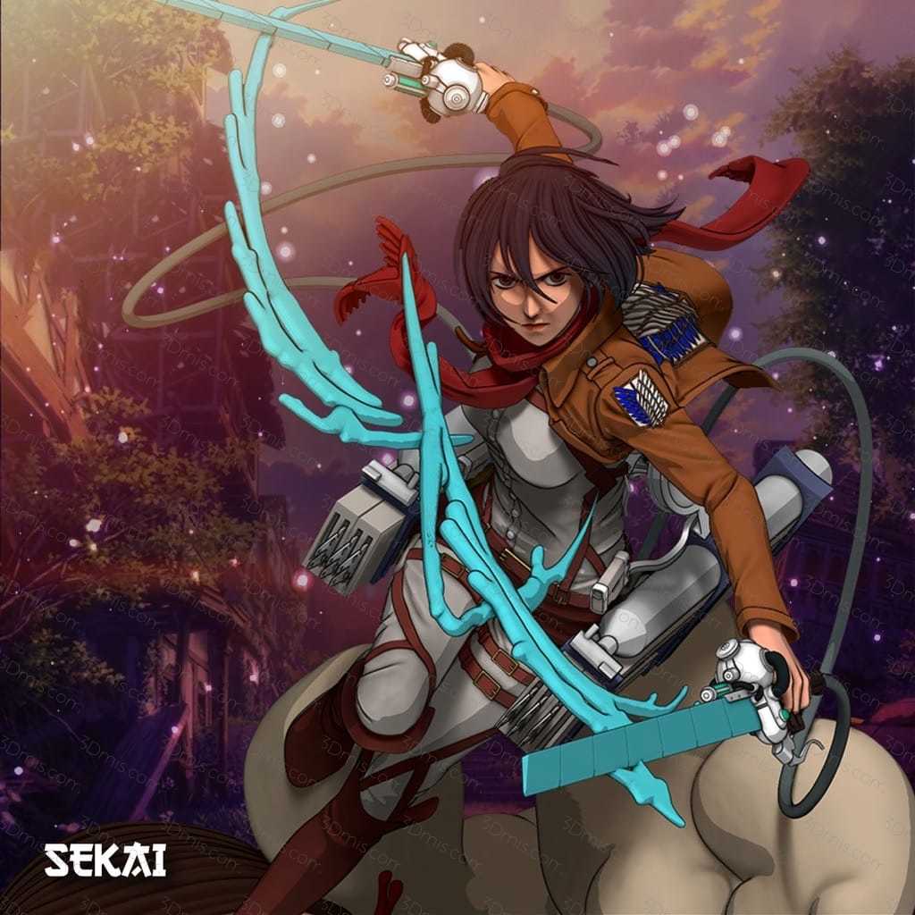 P站图纸印象馆 Sekai 进击的巨人 三笠·阿克曼 Sekai 进击的巨人 三笠·阿克曼