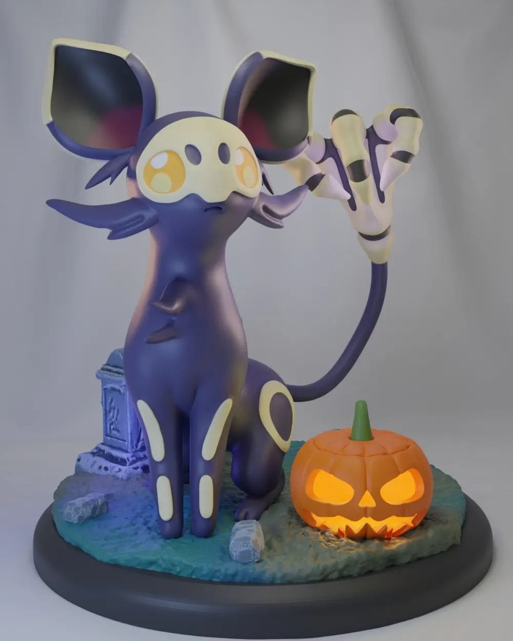 P站图纸印象馆 精灵宝可梦 万圣节进化伊布 精灵宝可梦 万圣节进化伊布