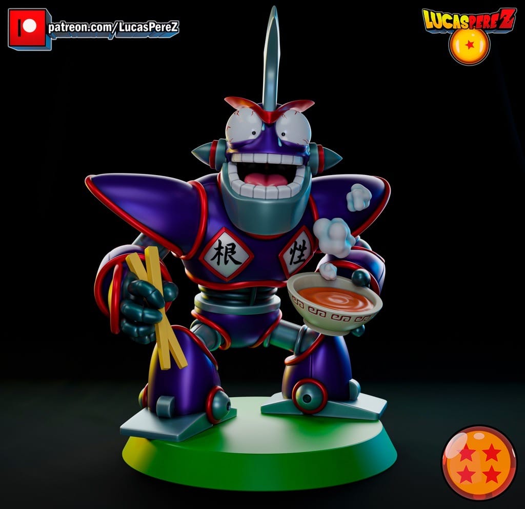 P站图纸印象馆 Lucas Perez 龙珠 乌龙变身机器人 Lucas Perez 龙珠 乌龙变身机器人